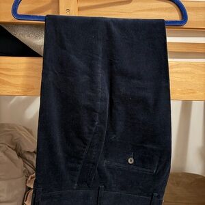 Ralph Lauren Men's Dark Blue Corduroy Pants